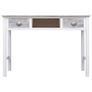 Writing Desk Grey 110x45x76 cm Wood Image 7