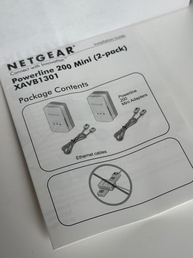 Netgear Powerline 200 Mini Adapter Kit
