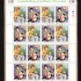 2001 Ireland 50th Anniversary of Irish Cultural Organisation/ Comhaltas Ceoltoiri Eireann Stamp Sheetlet Plate 1A1A1A1A Fine Used with Dublin CDS cancel of 14th March 2001 (First day of issued) on envelope extract Image 2