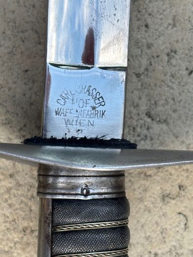 Austrian officer saber