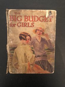 Antique Book The Big Budget For Girls