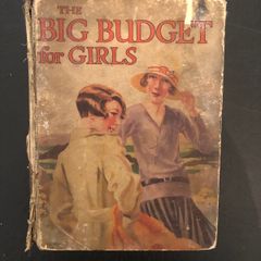 Antique Book The Big Budget For Girls