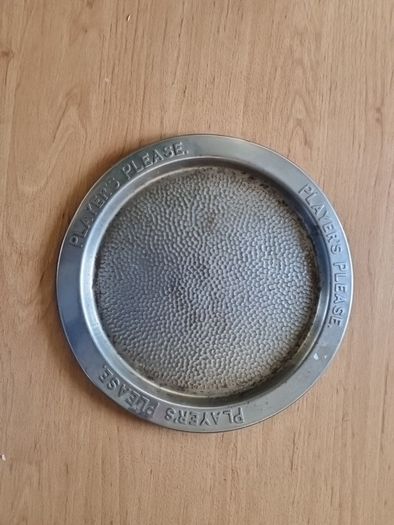 Player's Please 1930s Tray, silver plated