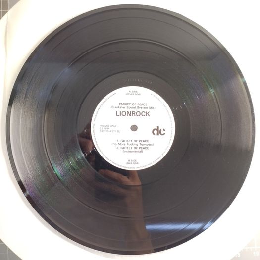 Lionrock - Packet Of Peace - Deconstruction Records - DJ Promo COPY! Lionrock CLASSIC Acid HOUSE!