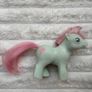 My Little Pony Baby Cuddles G1 1986 Beddy Bye Eye MLP Dirty approx. 7.5 cm. Used sometimes left eye opens only to the middle Please see photos Image 3