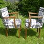 Original French Art Deco Chairs Image 3