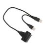 USB 2.0 to SATA Converter Adapter Cable For 2.5" SATA HDD/SSD drives with Flash LED Indicators (Brand New/Warranty) Image 2