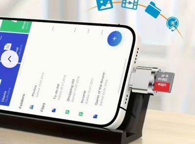 USB Type-C (USB-C) microSD card reader adapter Free viewing