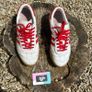 Premium Adidas Samba Wedge White Red Leather Image 2