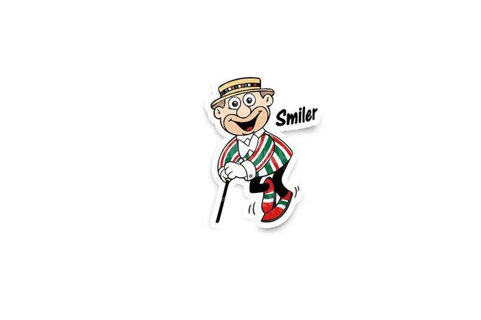 Lyons Tea Minstrels Smiley Glossy Stickers 3-Pack