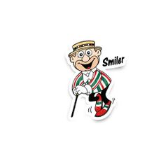 Lyons Tea Minstrels Smiley Glossy Stickers 3-Pack