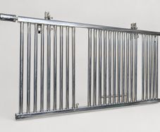 Large Chrome Electric Radiator, heated