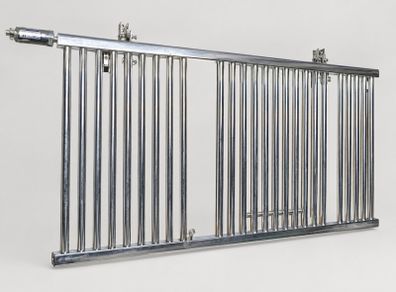 Large Chrome Electric Radiator, heated