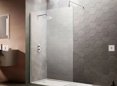 Chrome 900mm Wetroom Screen