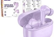 Hoco EQ2 TWS BT 5.3 Voice Assist Earphone Purple