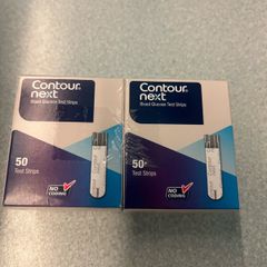 Contour next Blood Glucose test strips diabetes box