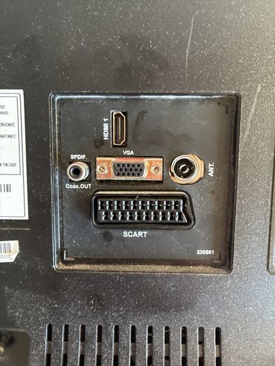 Toshiba TV with DVD Player