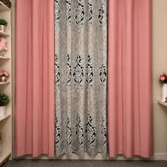 Pink & Grey curtains