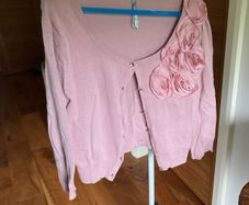 Pink cardigan