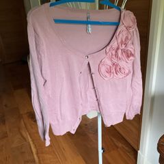 Pink cardigan