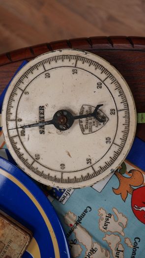 Heavy-Duty Vintage Salter Hanging Spring Balance (50lb)