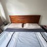 Super King Size Platform Bed with Mattress - Excellent Condition Image 5