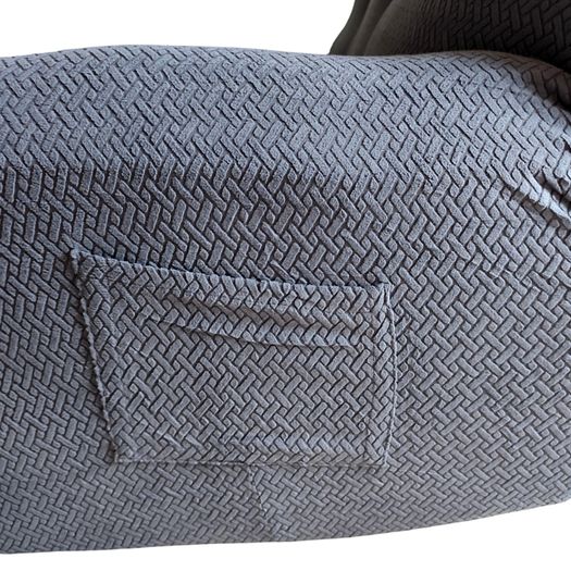 2 armchair covers and 1 sofa cover grey