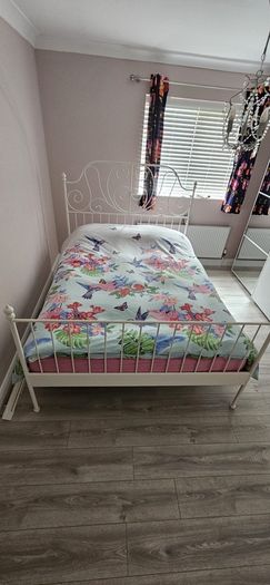 IKEA KING BED FRAME(does not include mattress)