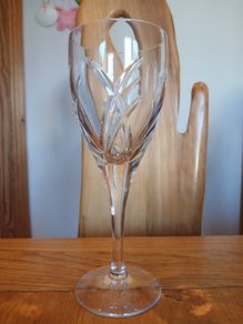 John Rocha Waterford white wine glass Signature pattern