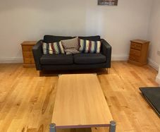 Couch and cushions