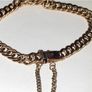 Vintage 9ct Gold Unisex Double-Curb Bracelet Image 5