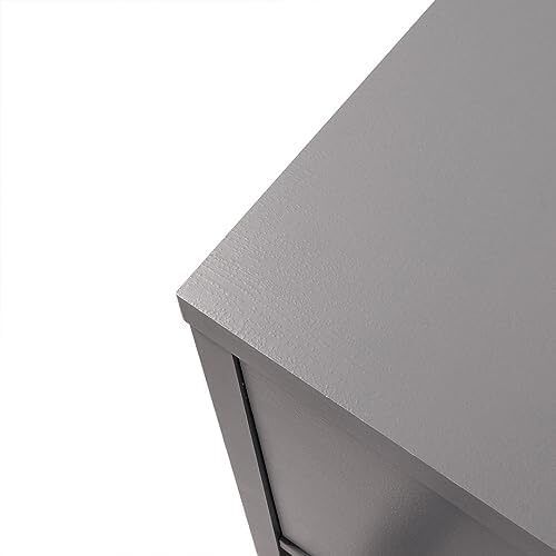 TV Stand with Cabinet Storage and Open Shelves for 55, 65 Inch Media Storage Gaming Media Console Living Room Entertainment Center Wooden Television Cabinet - Grey
