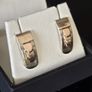 Brand New 925 Hallmarked Silver & 9ct Gold Earrings Image 5