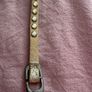 Leather & Stud Ladies Bracelet Image 3