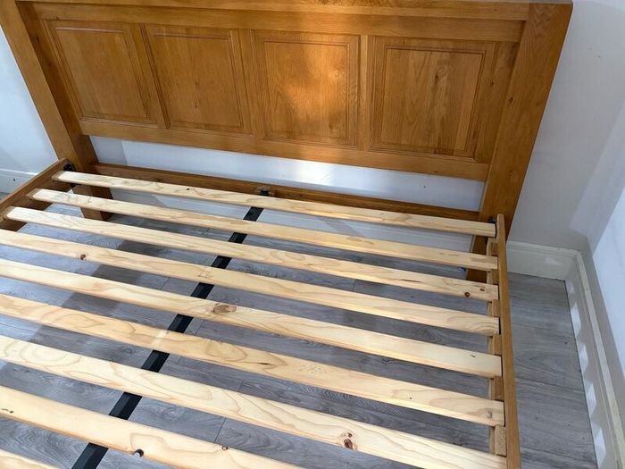 Super king bed wooden frame