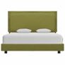 Bed Frame Green Fabric 120x190 cm Image 7