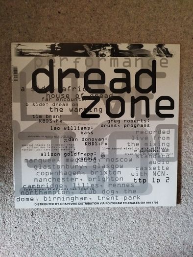 Dreadzone performance lp UK 1994 live album