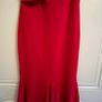 Red Fishtail Maxi Dress Image 5