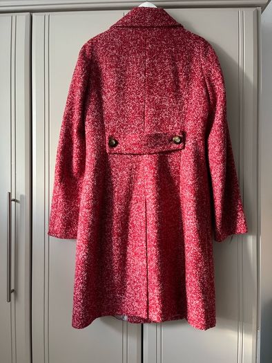 Sisley wool/moher blend coat uk12