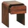 Nightstand 41.5x42x52 cm Solid Acacia Wood Image 4