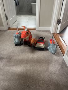 Collection of Dino toys