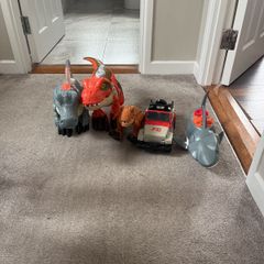 Collection of Dino toys