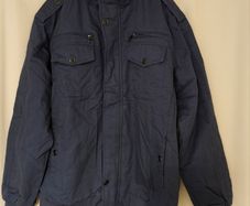 Mens Medium Size Casual Jacket. Warm  Fleece Lined Inside. New With Tag Navy In Colour