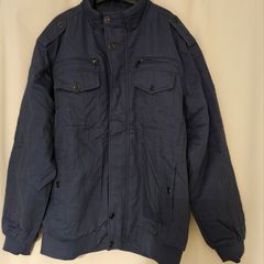 Mens Medium Size Casual Jacket. Warm  Fleece Lined Inside. New With Tag Navy In Colour
