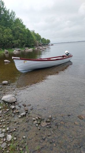 18ft lake boat 4hp mariner engine
