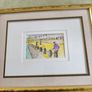 Lovely Water Coloer Framed Picture Of Dunloughaire Walk Co. Dublin Signed Paul Downer. Image 9