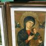Old religious prints in original frames Image 5
