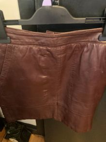 Leather skirt