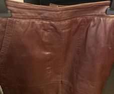 Leather skirt