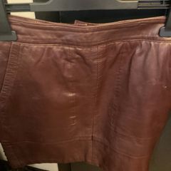 Leather skirt